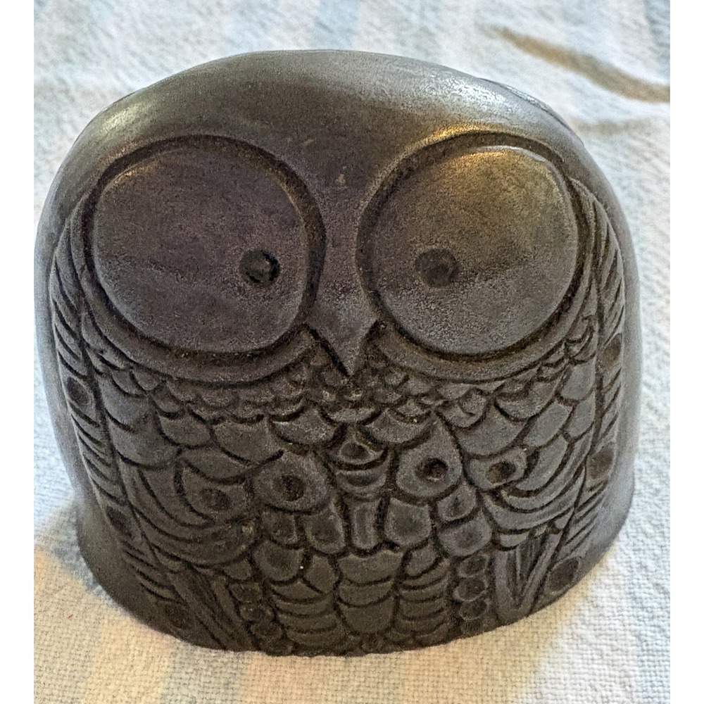 Owl Statuette, Wild Goose Studio, Ireland Artist Kathleen Smyth 3"